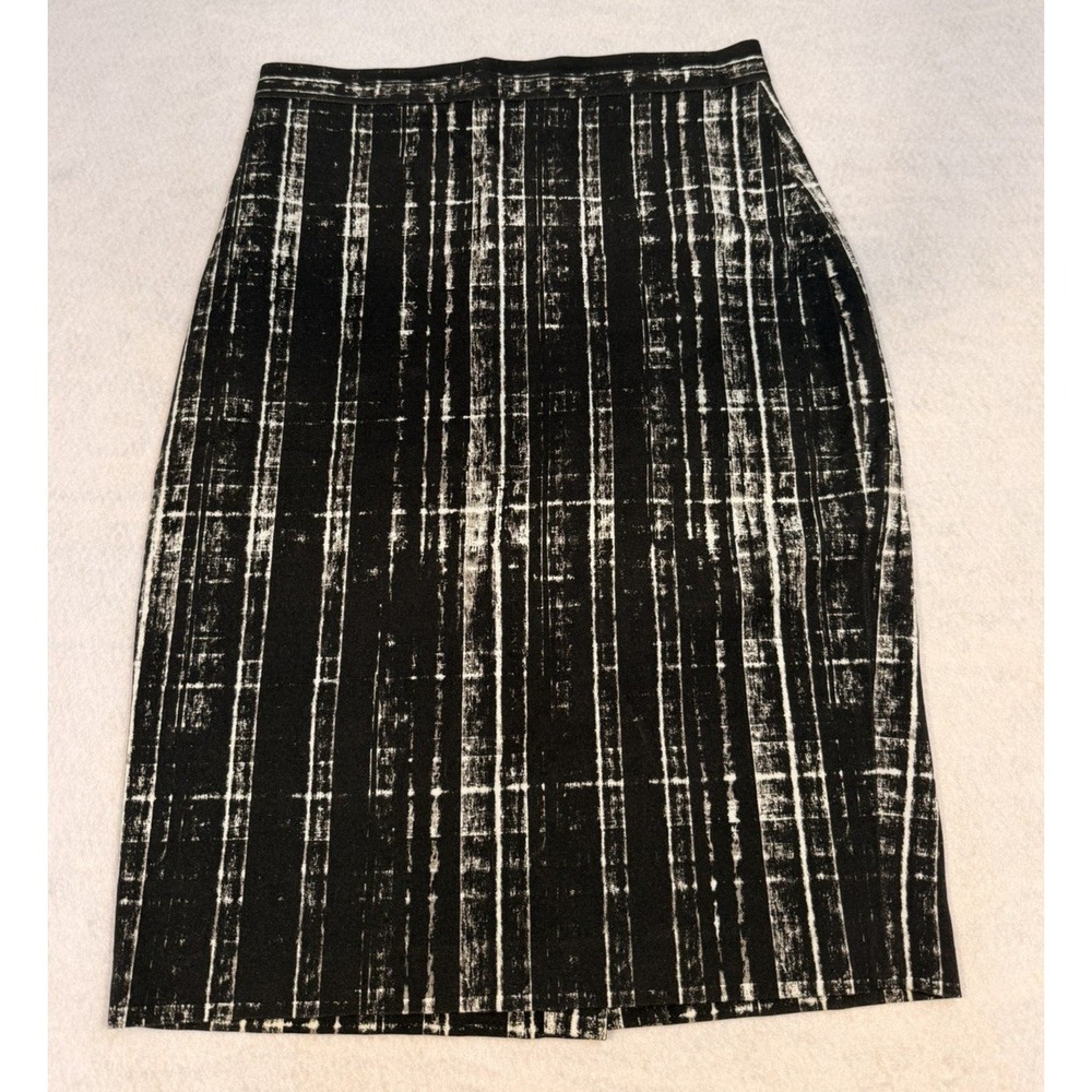 Banana Republic Sloan Black & White Pencil Skirt Abstract  Women's size 10